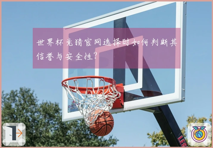 世界杯竞猜官网选择时如何判断其信誉与安全性？