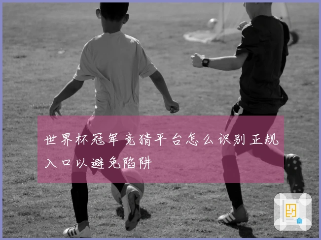 世界杯冠军竞猜平台怎么识别正规入口以避免陷阱