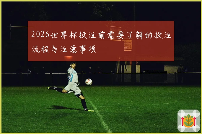 2026世界杯投注前需要了解的投注流程与注意事项